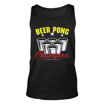 Beer Pong Champion Alkohol Trinkspiel Beer Pong Tank Top - Seseable