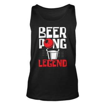 Beer Pong Legend Alkohol Trinkspiel Beer Pong V2 Tank Top - Seseable
