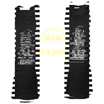 Being Dad Is An Honor Being Papa Is Priceless Fatheras Day Men Women Tank Top Graphic Print Unisex - Thegiftio UK