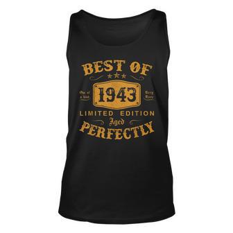 Best Of 1943 Jahrgang 80 Geburtstag Herren Damen Geschenk Tank Top - Seseable