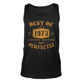 Best Of 1973 Jahrgang 50 Geburtstag Herren Damen Geschenk Tank Top - Seseable