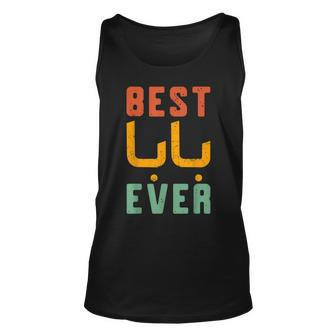 Best Baba Ever Colorful Vintage Lettering Father Design Unisex Tank Top - Seseable