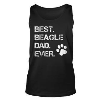 Best Beagle Dad Ever Dog Animal Lover T Unisex Tank Top | Mazezy