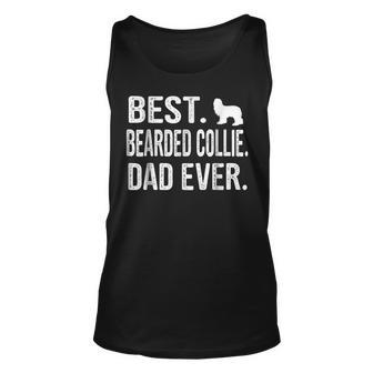 Best Bearded Collie Dad Ever Unisex Tank Top | Mazezy