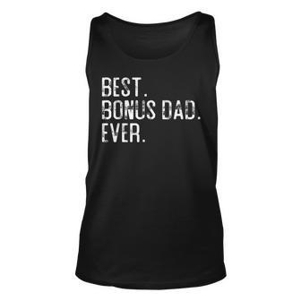 Best Bonus Dad Ever Father’S Day Gift For Step Dad Unisex Tank Top | Mazezy