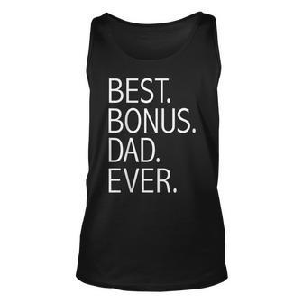 Best Bonus Dad Ever Step Father Step Dad Fathers Day Tank Top | Mazezy CA