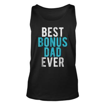 Best Bonus Dad Ever Step Dad Fathers Day Tank Top | Mazezy