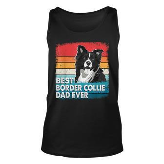 Best Border Collie Dog Dad Ever Dog Lovers Tank Top | Mazezy