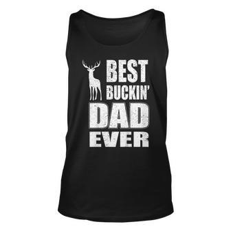 Best Buckin Dad Ever Shirt For Deer Hunting Fathers Day Tank Top | Mazezy