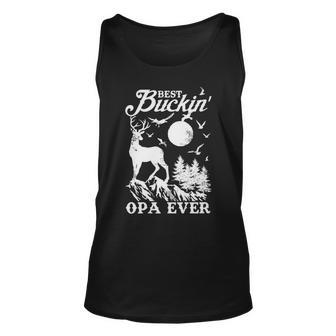 Best Buckin Opa Ever Deer Hunting Fathers Day Tank Top | Mazezy