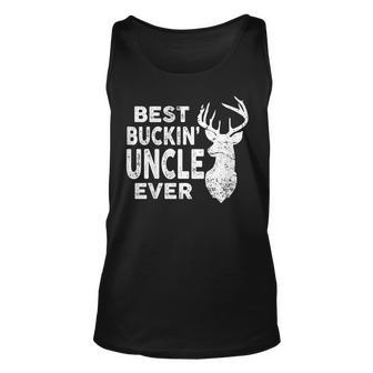 Best Buckin Uncle Ever Shirt Deer Hunting Fathers Day Gift Unisex Tank Top | Mazezy