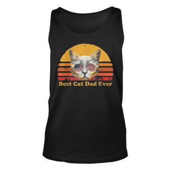 Best Cat Dad Ever Cat Daddy Father Day Gift Unisex Tank Top - Seseable