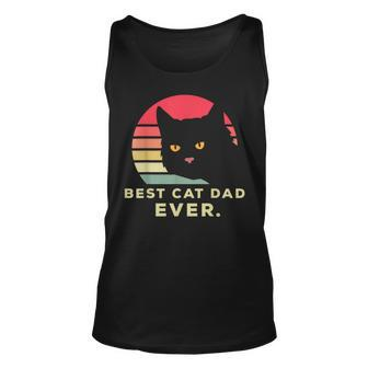 Best Cat Dad Ever Cat Enthusiast Animal Lover Father Tank Top | Mazezy