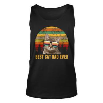 Best Cat Dad Ever Fathers Day Gifts I Love Cat Lover Unisex Tank Top | Mazezy CA