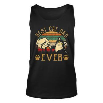 Best Cat Dad Ever S Funny Cat Dad Father Vintage Gifts Unisex Tank Top - Seseable