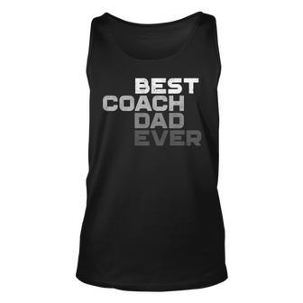 Best Coach Dad Ever Coach Vintage Coach T Gift For Mens Unisex Tank Top | Mazezy