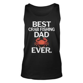 Best Crab Fishing Dad Ever Funny Unisex Tank Top | Mazezy