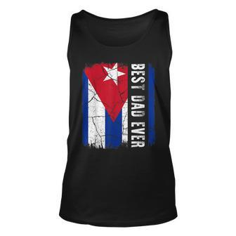 Best Cuban Dad Ever Cuba Daddy Fathers Day Gift Unisex Tank Top | Mazezy