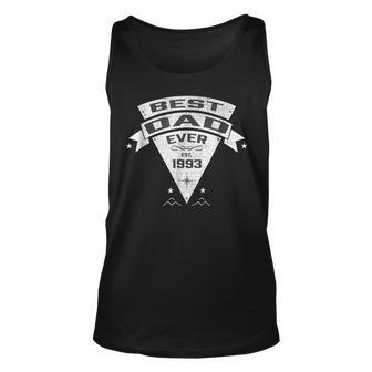 Best Dad Ever Est 1993 Established Father & Daddy Tank Top | Mazezy