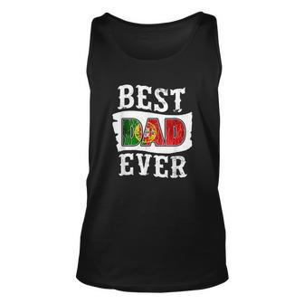 Best Dad Ever Fathers Day Portuguese Flag Portugal Tank Top | Mazezy