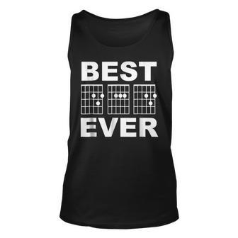 Best Dad Ever Guitar Chords For Musician Father Tank Top | Mazezy