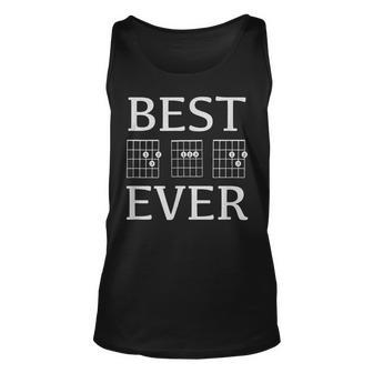 Best Dad Ever Guitar Player Dad Chords Fathers Day Tank Top | Mazezy