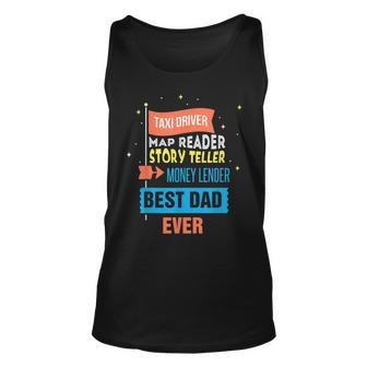 Best Dad Ever Taxi Driver Money Lender Best Father Tank Top | Mazezy