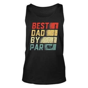 Best Dad By Par Golf Lover Fathers Day Tank Top | Mazezy