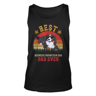 Best Dog Bernese Mountain Dad Ever Men Vintage Berner Dad Unisex Tank Top - Seseable