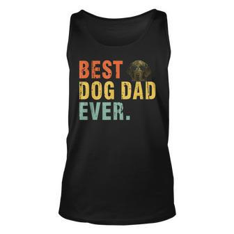 Best Dog Dad Ever T Flat Coated Retriever Unisex Tank Top | Mazezy
