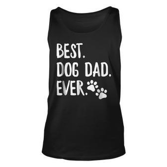 Best Dog Dad Ever T Fun Daddy Doodle Dark Unisex Tank Top | Mazezy