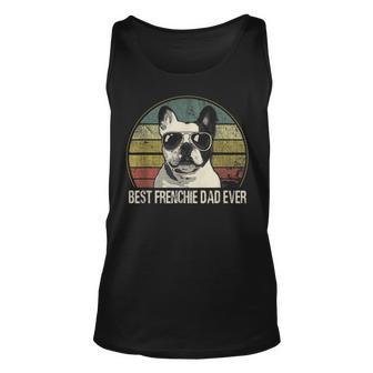 Best Frenchie Dad Ever French Bulldog Dad Fathers Day Tank Top | Mazezy