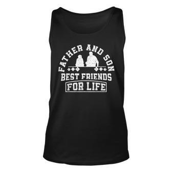 Best Friends - Father Son - Fathers Day 2023 Unisex Tank Top - Thegiftio UK