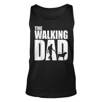 Best Funny Gift For Fathers Day 2021 The Walking Dad Unisex Tank Top | Mazezy