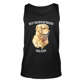 Best Golden Retriever Dad Ever Retriever Dog Mens Unisex Tank Top | Mazezy