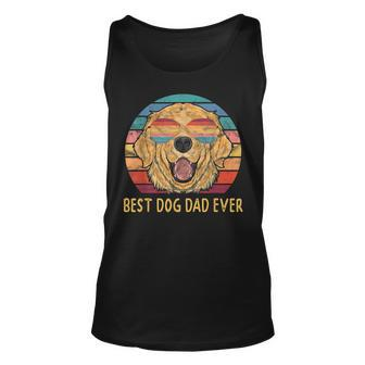 Best Golden Retriever Dog Dad Ever Gift Gift For Mens Unisex Tank Top | Mazezy