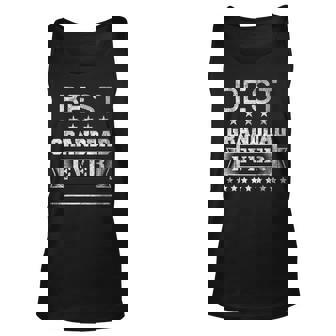 Best Granddad Ever Distressed Birthday Gift For Dad Unisex Tank Top | Mazezy