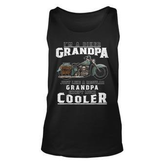 Best Grandpa Biker T Motorcycle For Grandfather Tank Top | Mazezy AU