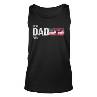 Best Motocross Dad Ever T | Fathers Day Gift For Biker Unisex Tank Top | Mazezy