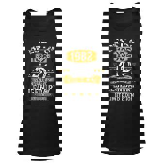 Best Of 1982 40 Years Old Gifts 40Th Birthday Gift For Men Men Women Tank Top Graphic Print Unisex - Thegiftio UK