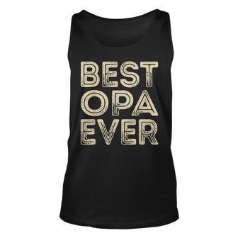 Best Opa Ever Grandpa Dad Fathers Day Tank Top | Mazezy