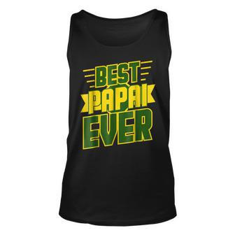 Best Papai Ever Awesome Brazilian Dad Brazil Gift Unisex Tank Top | Mazezy