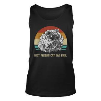 Best Persian Cat Dad Ever Paws Vintage Feline Cat Lover Tank Top | Mazezy