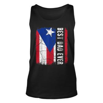 Best Puerto Rican Dad Ever Puerto Rico Daddy Fathers Day Unisex Tank Top - Seseable