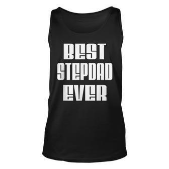 Best Stepdad Ever Fathers Day Step Dad Gift For Mens Unisex Tank Top | Mazezy UK