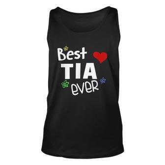 Best Tia Ever Shirt - Best Tia Men Women Tank Top Graphic Print Unisex - Thegiftio UK