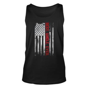Best Uncle Ever American Usa Flag Father’S Day Gift For Dad Unisex Tank Top | Mazezy UK