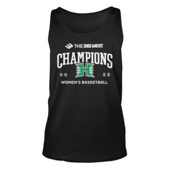 Big West Women’S Basketball Hawaii Champions Unisex Tank Top | Mazezy