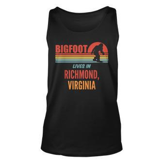 Bigfoot-Sichtung In Richmond Virginia Tank Top - Seseable