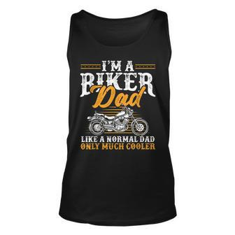 Im A Biker Dad Motorcycle Rider Dad Fathers Day Tank Top | Mazezy